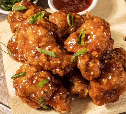 sweet & spicy chicken wings